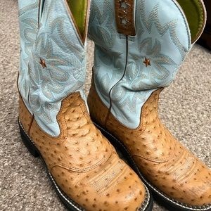 Ariat Pro Baby Ostrich Print Cowgirl Boots, Style 16729